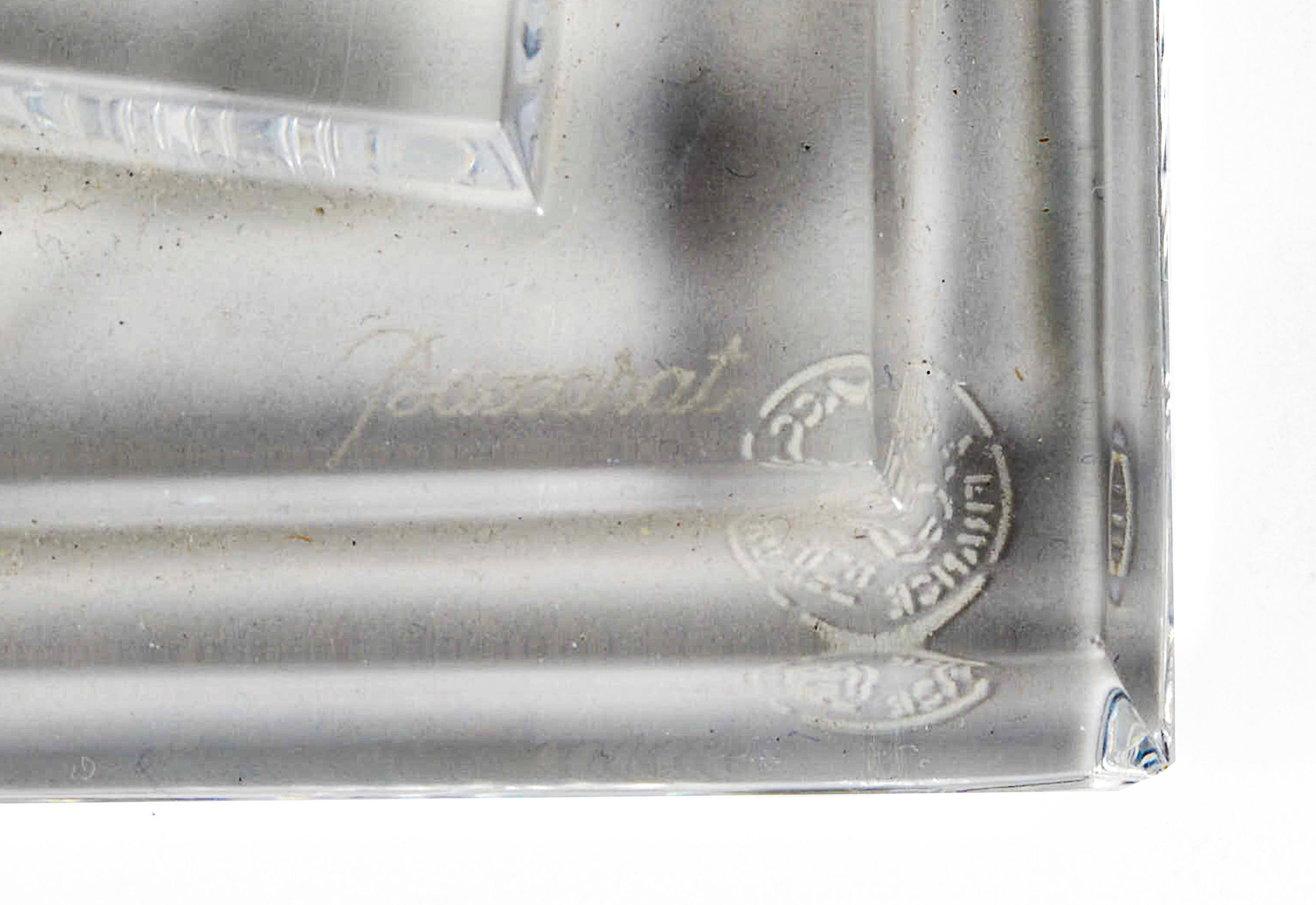 Baccarat - Posacenere in vetro, XX secolo, Francia