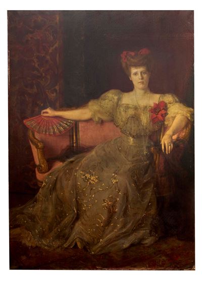 Ritratto di signora - Olio su tela