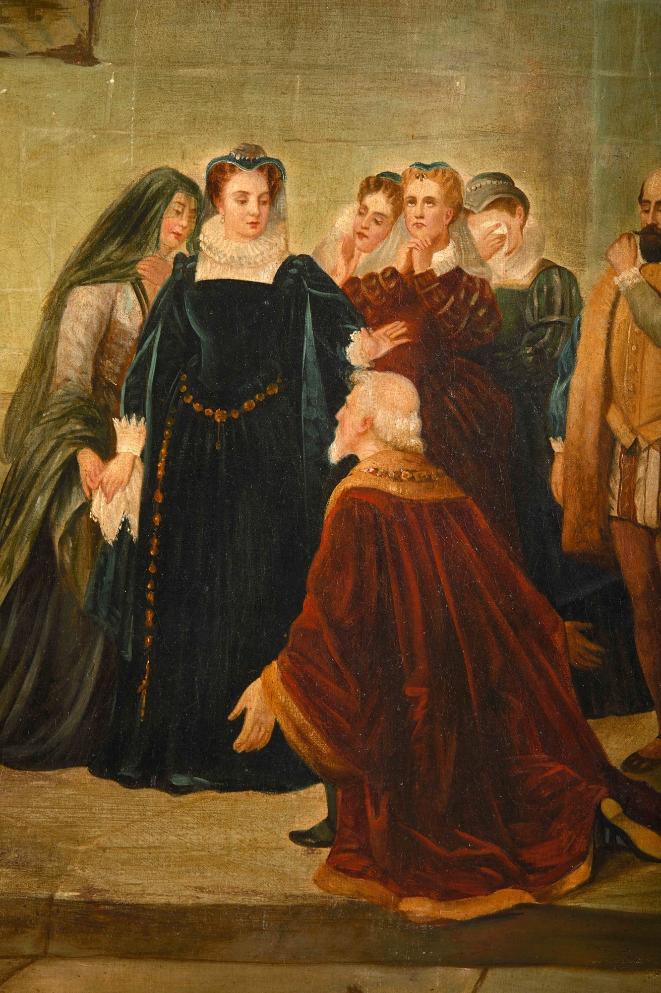 Mosè di Giuseppe Bianchi - Andata al patibolo di Maria Stuarda, olio su tela