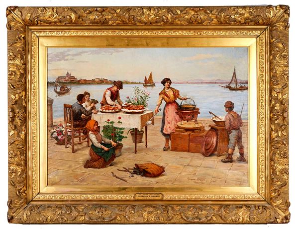 Antonio Ermolao Paoletti - "I giovani venditori di frutta"