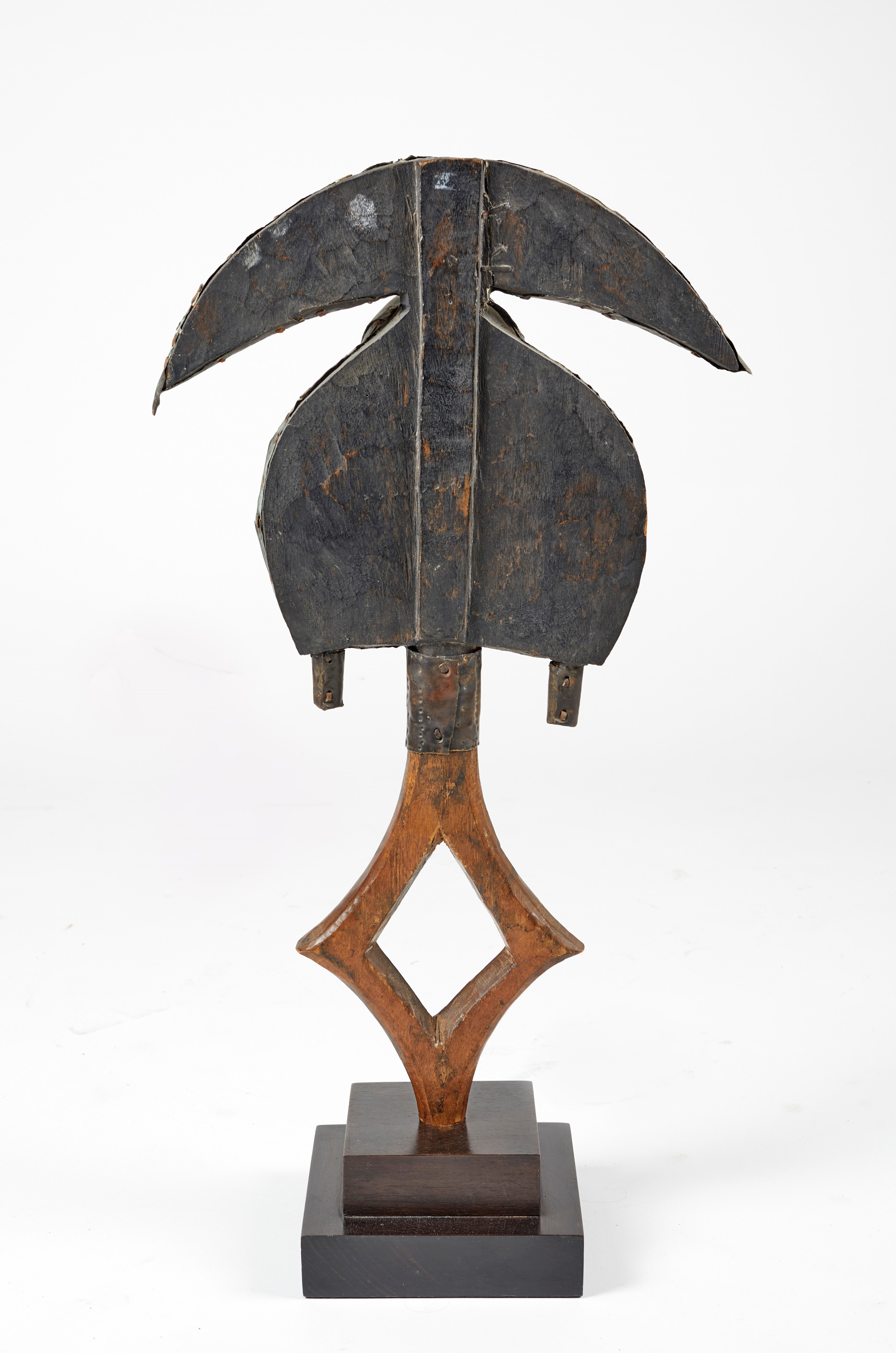 Figura reliquiario, legno ricoperto in ottone, Bakota, Gabon