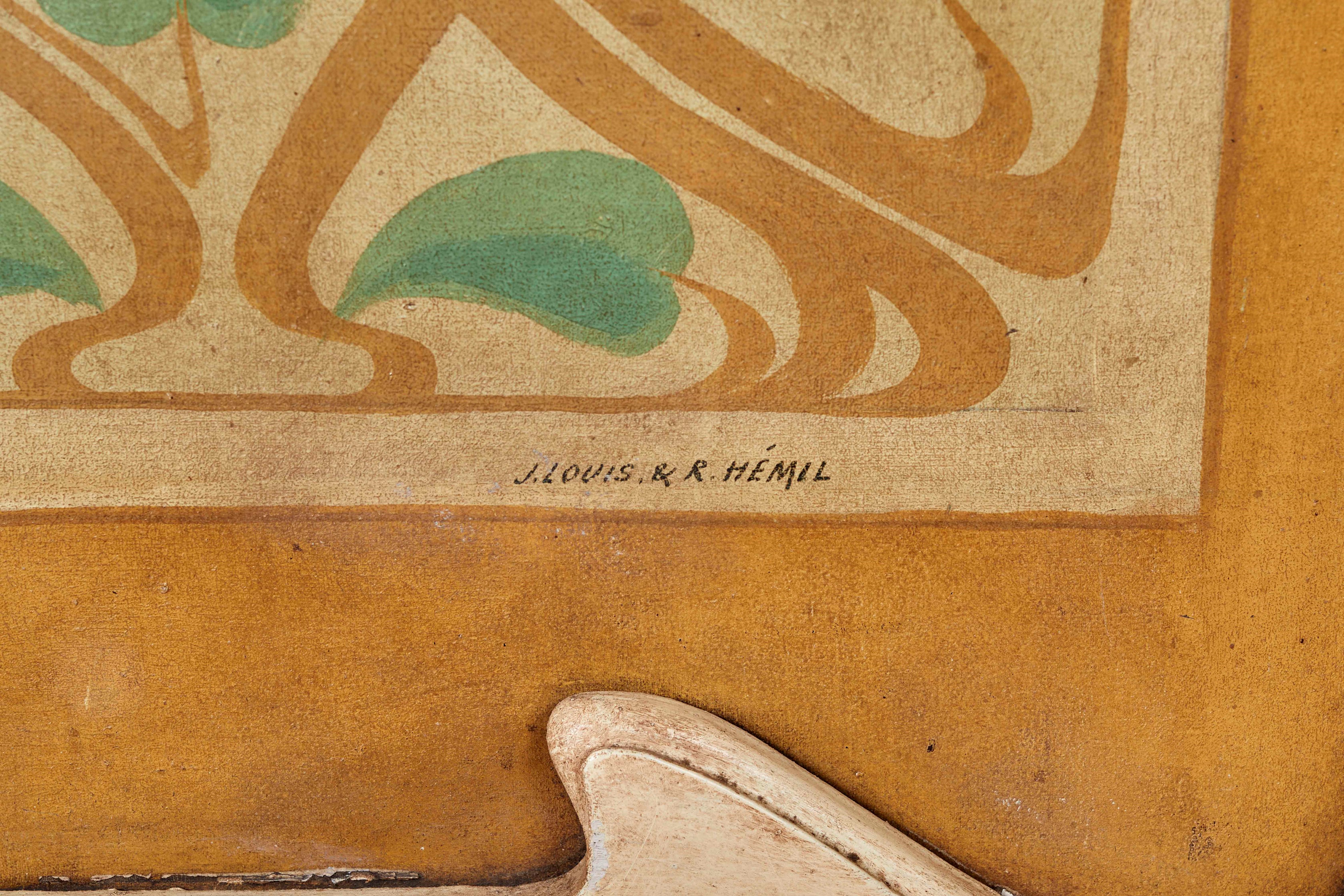 J. Louis & R. Hemil, Primavera, olio su tela, cm 172x102