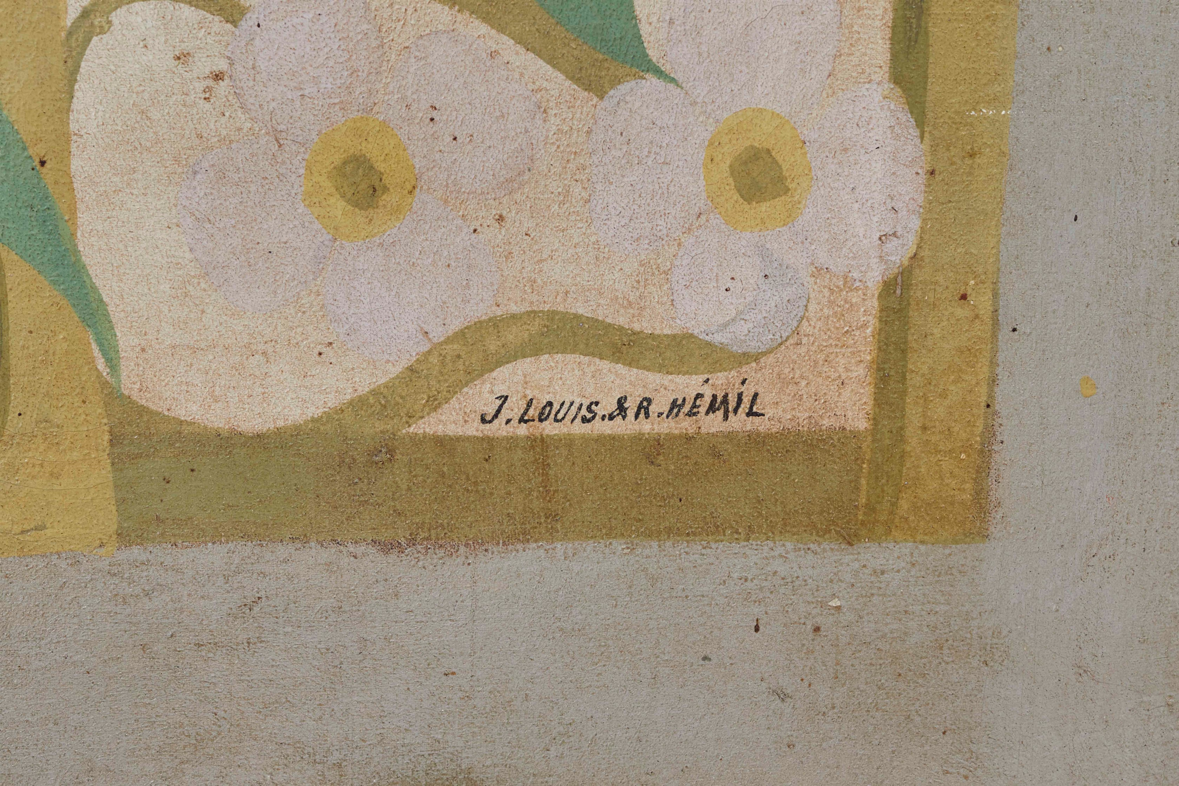 J. Louis & R. Hemil, Inverno - Olio su tela