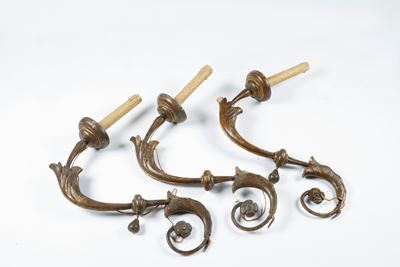 Applique in legno, Set di tre elementi, XVIII secolo