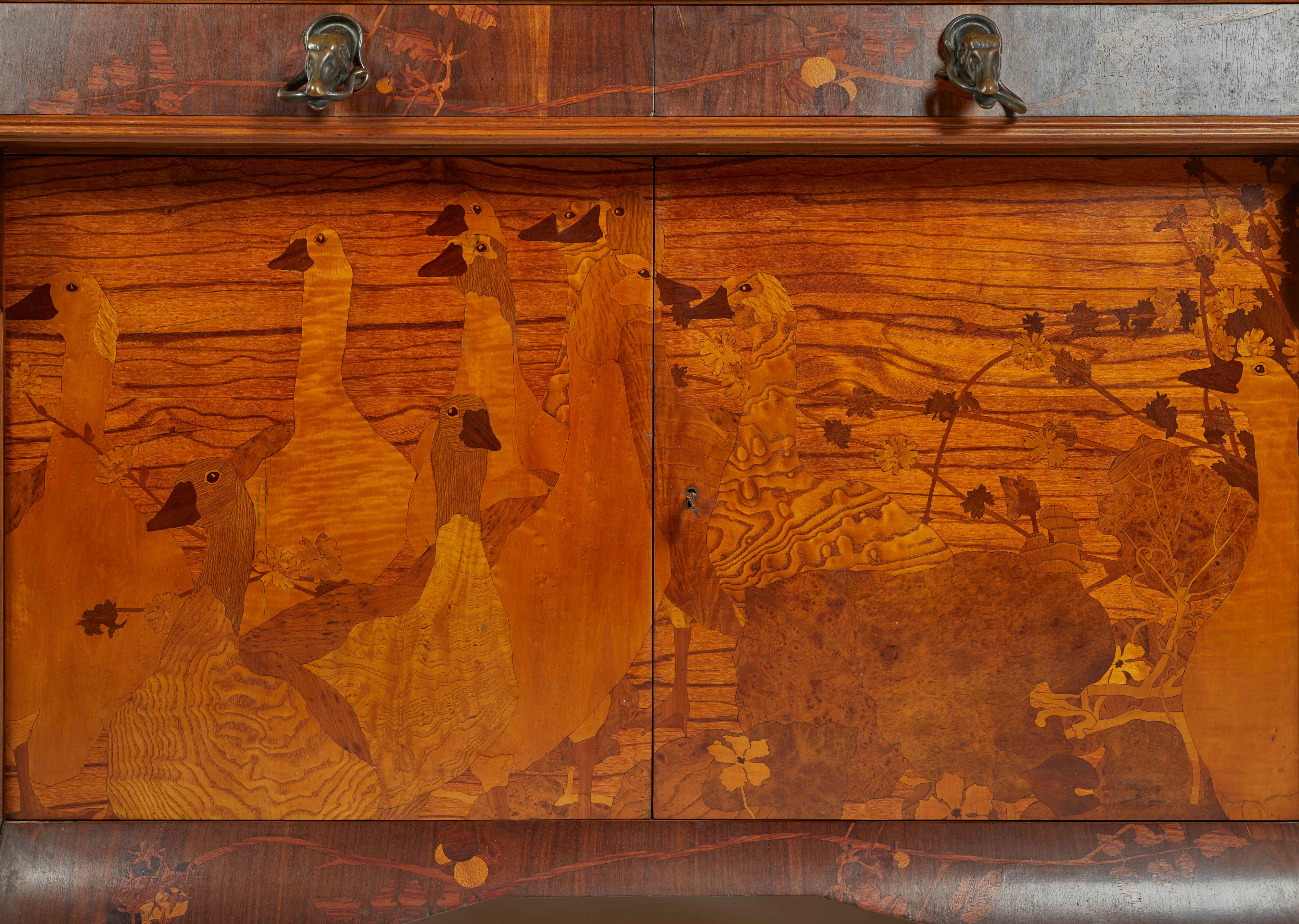 Louis Majorelle - Buffet in legno impiallacciato e intarsiato