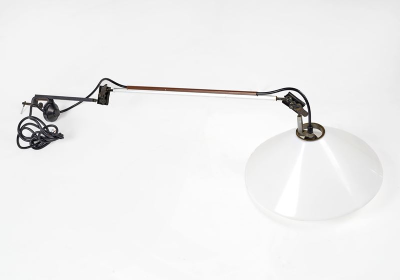 Enzo Mari,Giancarlo Fassina : Lampada a morsetto  - Asta Design e Arti Decorative - Fidelis Auctions