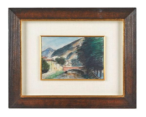 Nino Tirinnanzi - "Paesaggio in Versilia"