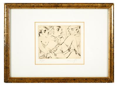 Senza titolo (litografia a colori su carta)