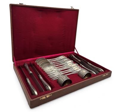 Becuci, Servizio di posate in argento, XX secolo