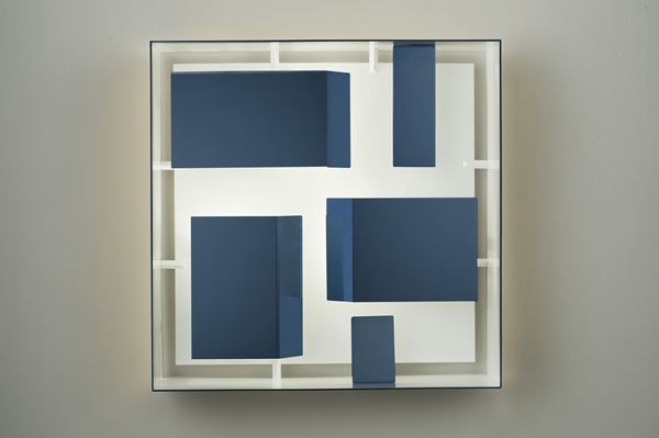 Gio Ponti - Lampada 'Quadro di luce quadrato'