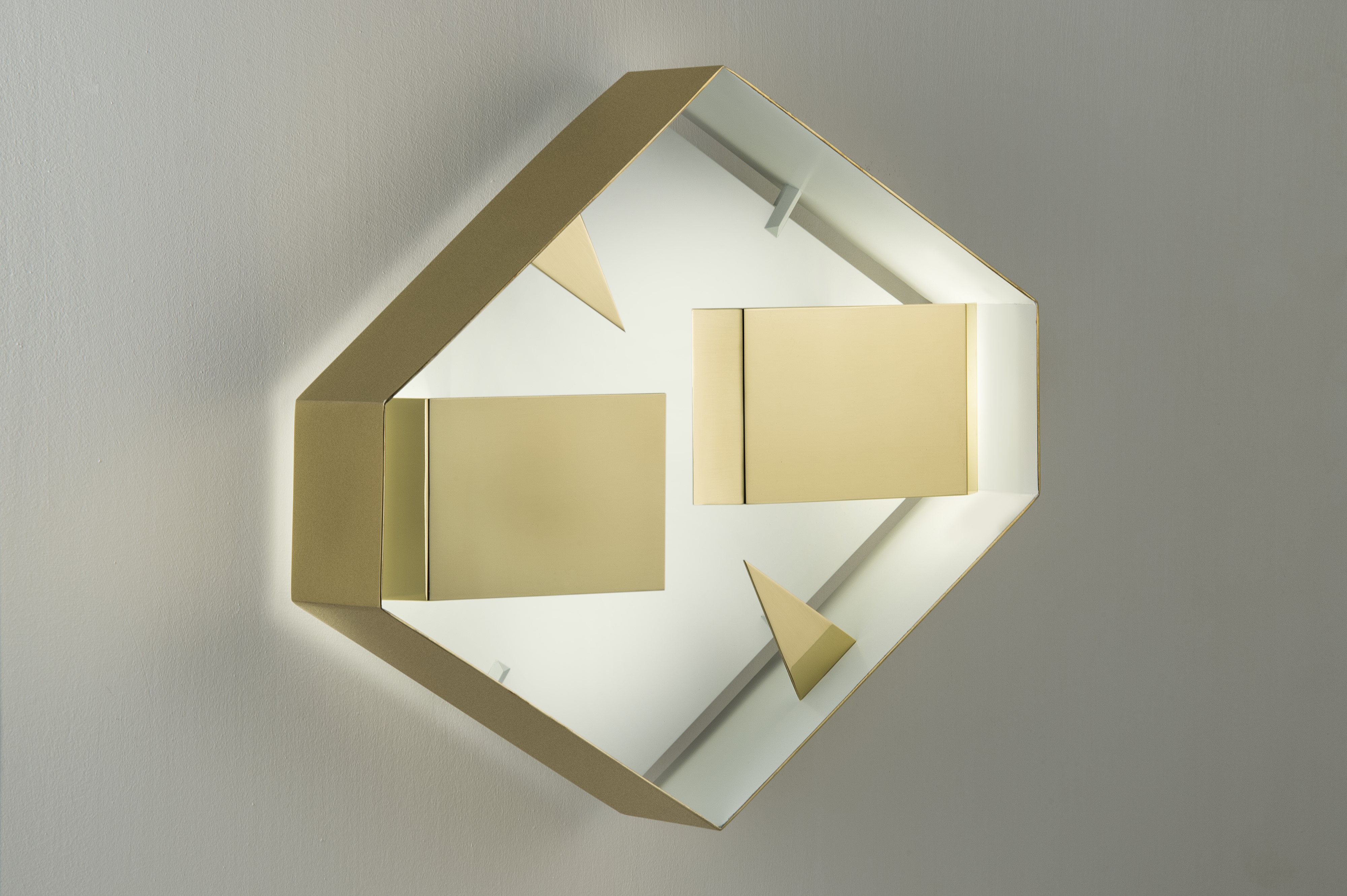 Lampada 'Quadro di luce esagonale'