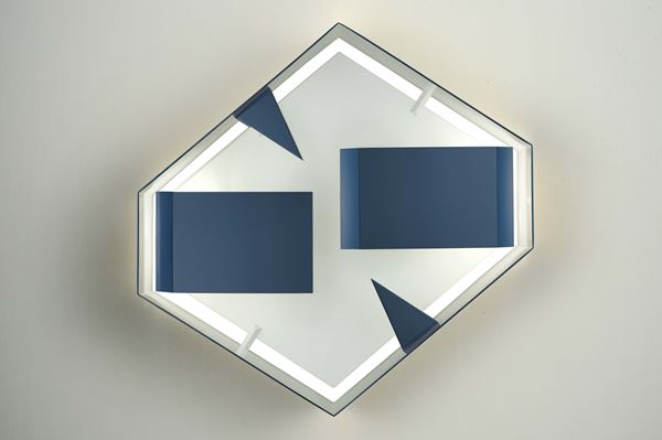 Gio Ponti - Lampada 'Quadro di luce esagonale