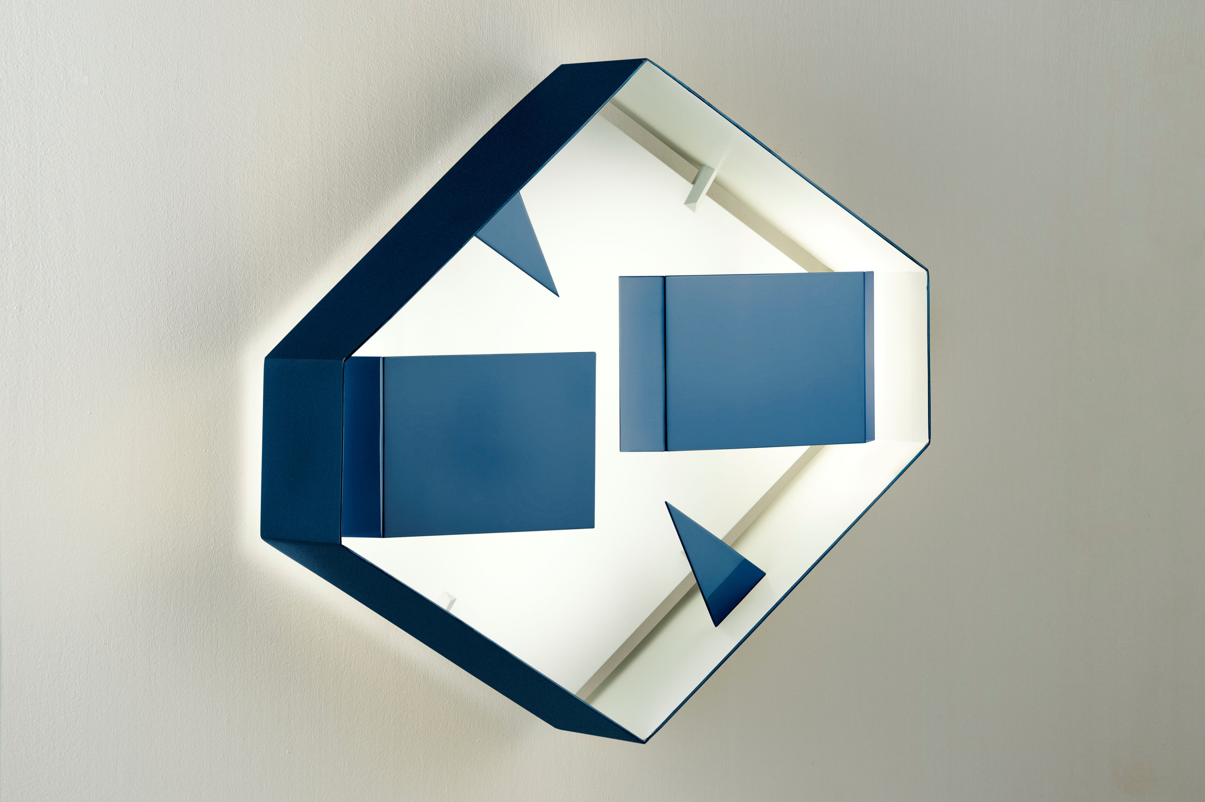 Lampada 'Quadro di luce esagonale