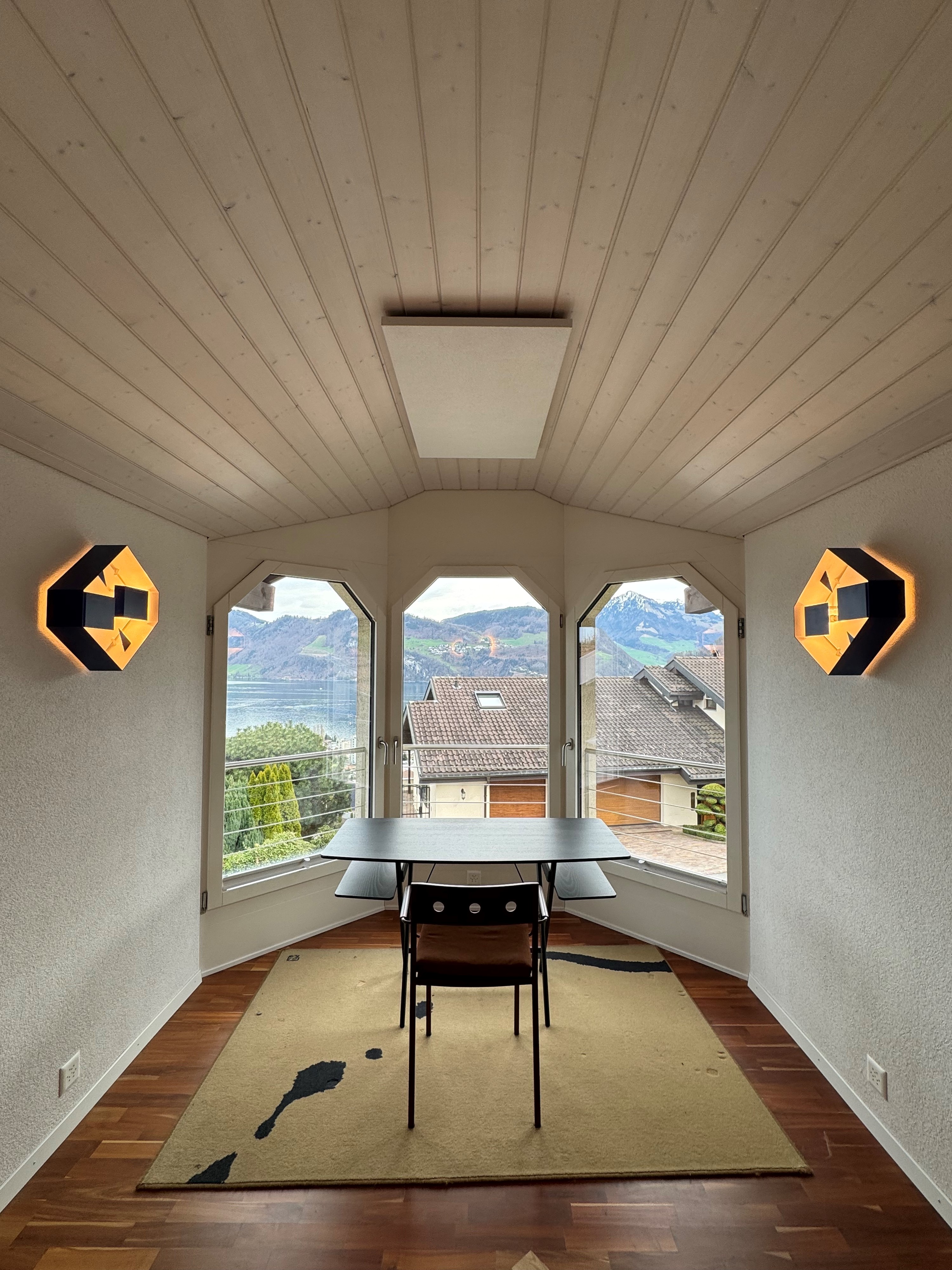 Lampada 'Quadro di luce esagonale