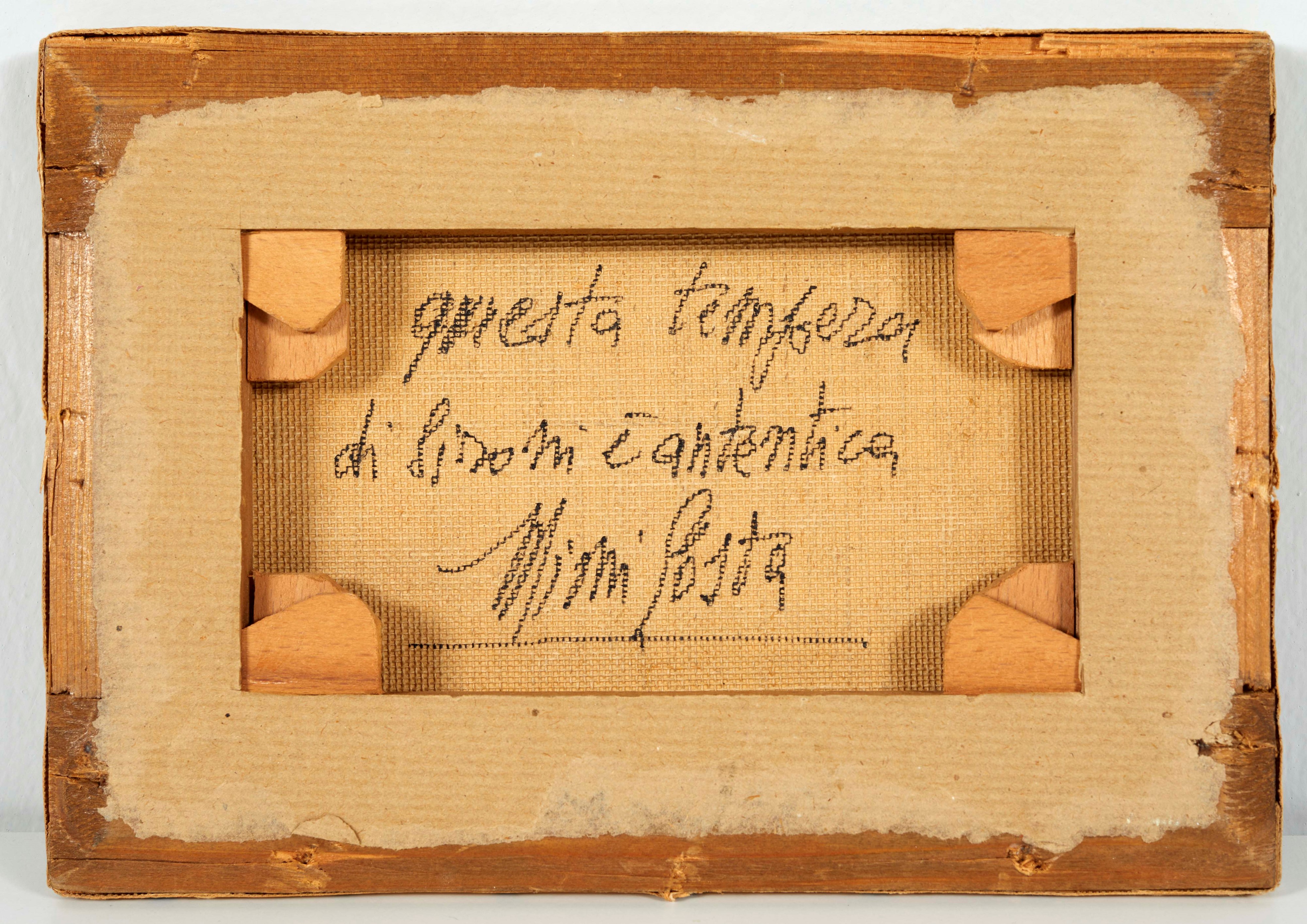 Mario Sironi - Senza titolo (tempera su carta intelata)