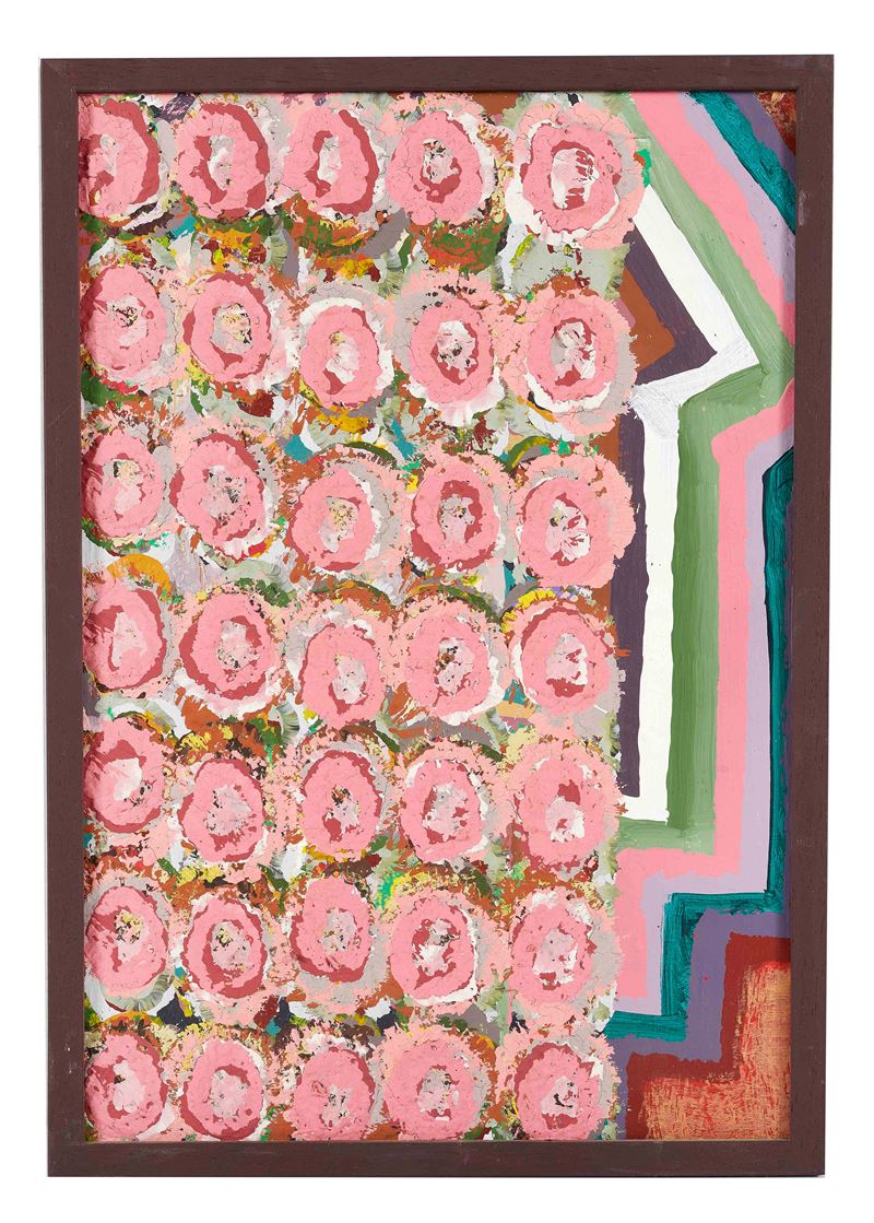 Gianpaolo Berto : "Senza titolo"  - Tempera su tavola - Asta Grafiche e Multipli d'Autore - Fidelis Auctions