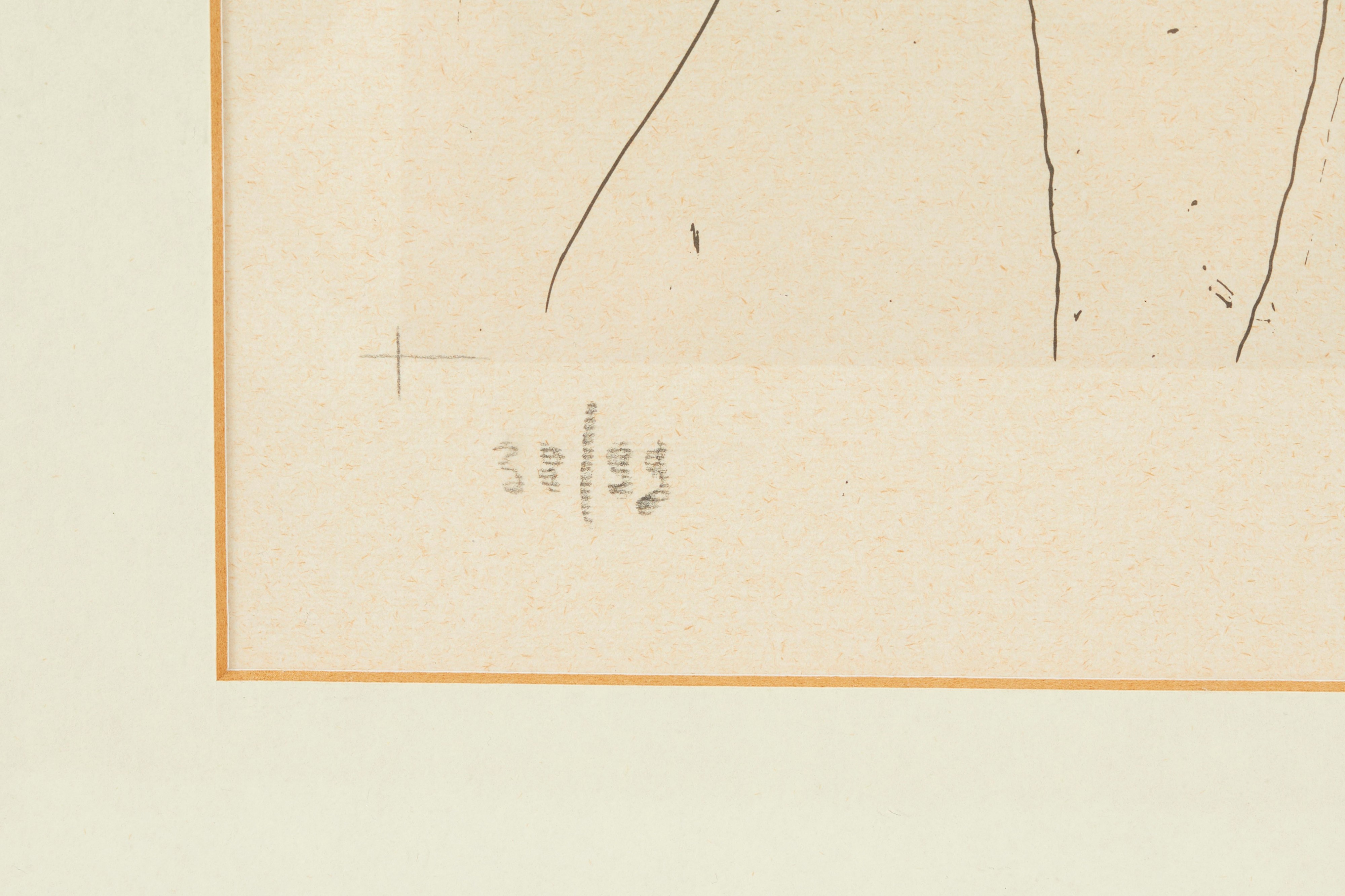 Giacomo Manzù - Senza titolo (litografia a colori)