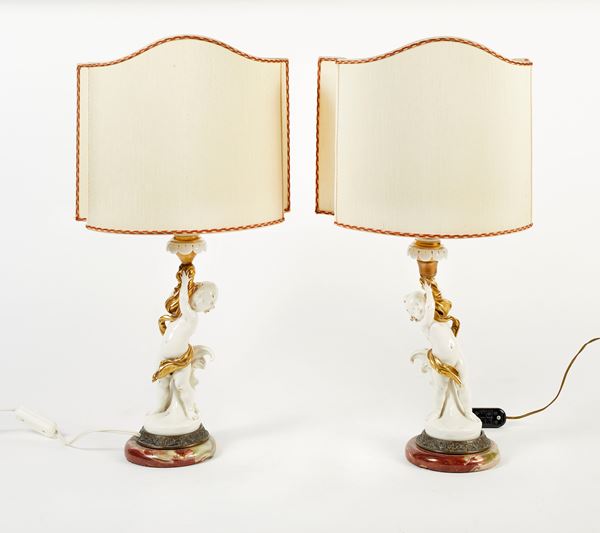 Coppia di lampade