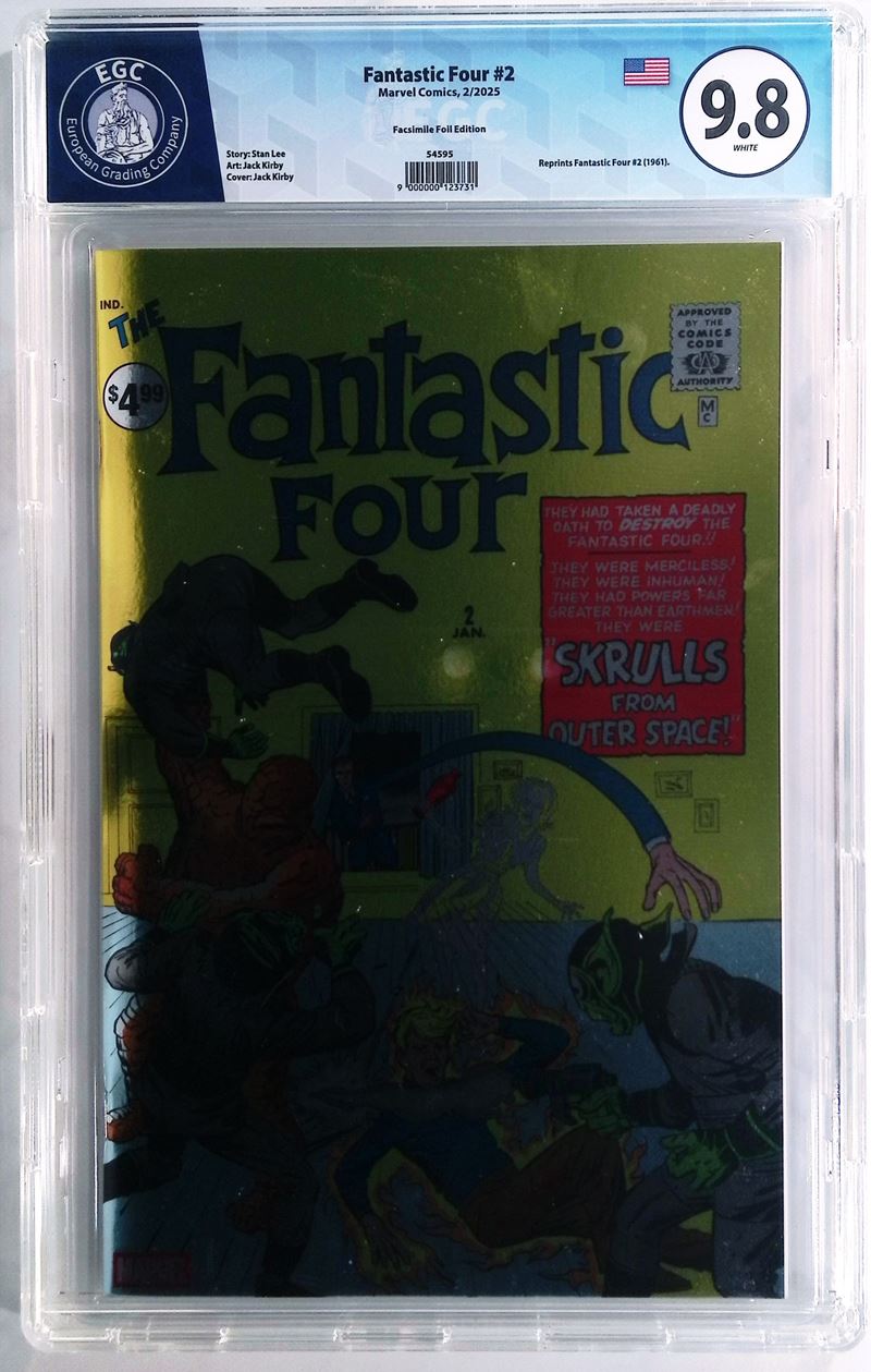 Fantastic Four #2  - Asta Exclusive Comics e Fumetti Gradati - Fidelis Auctions