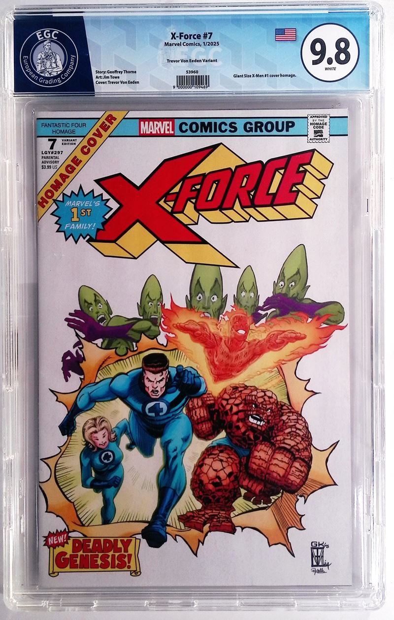 X-Force #7  - Asta Exclusive Comics e Fumetti Gradati - Fidelis Auctions