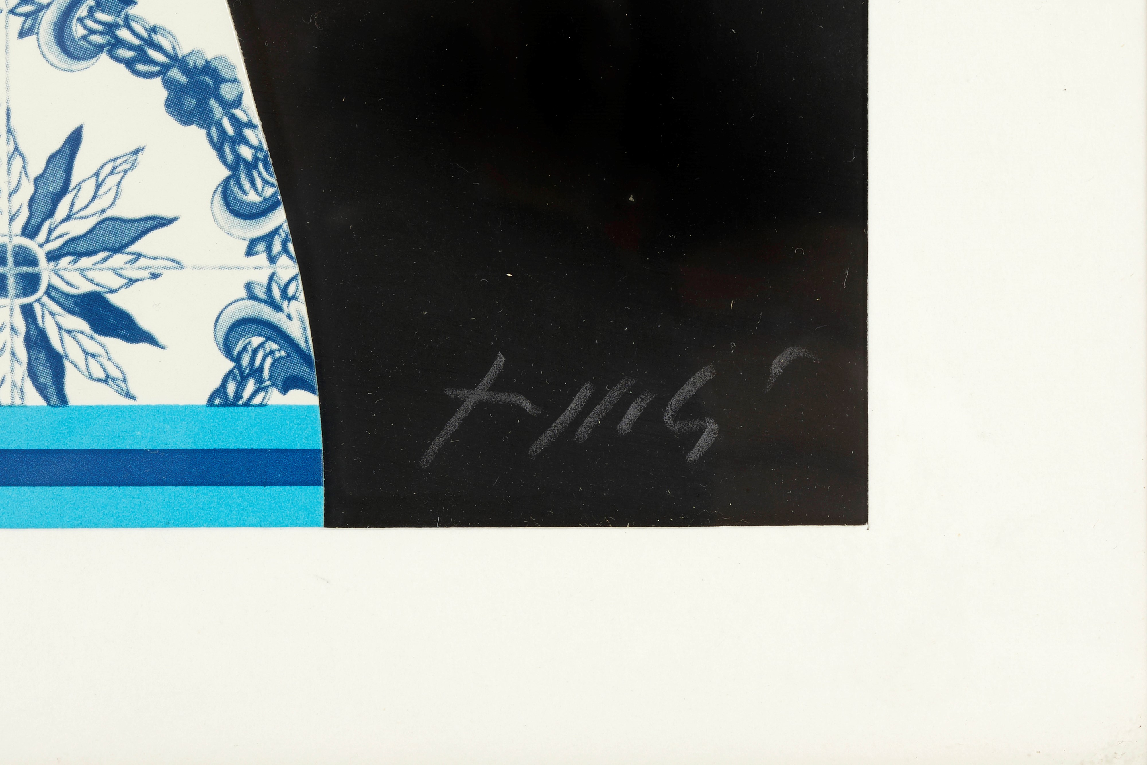 Concetto Pozzati - Senza titolo, litografia a colori su carta