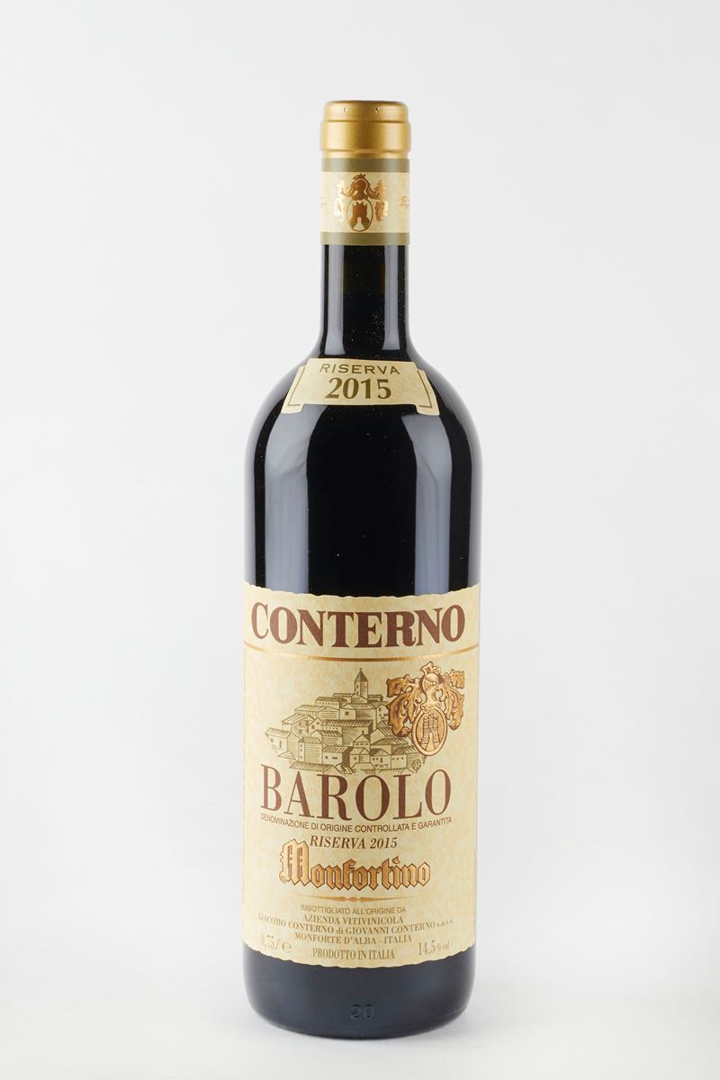 Giacomo Conterno : Conterno Barolo Monfortino 2015  (2015)  - 14.5% vol - Asta Vini e Distillati - Fidelis Auctions