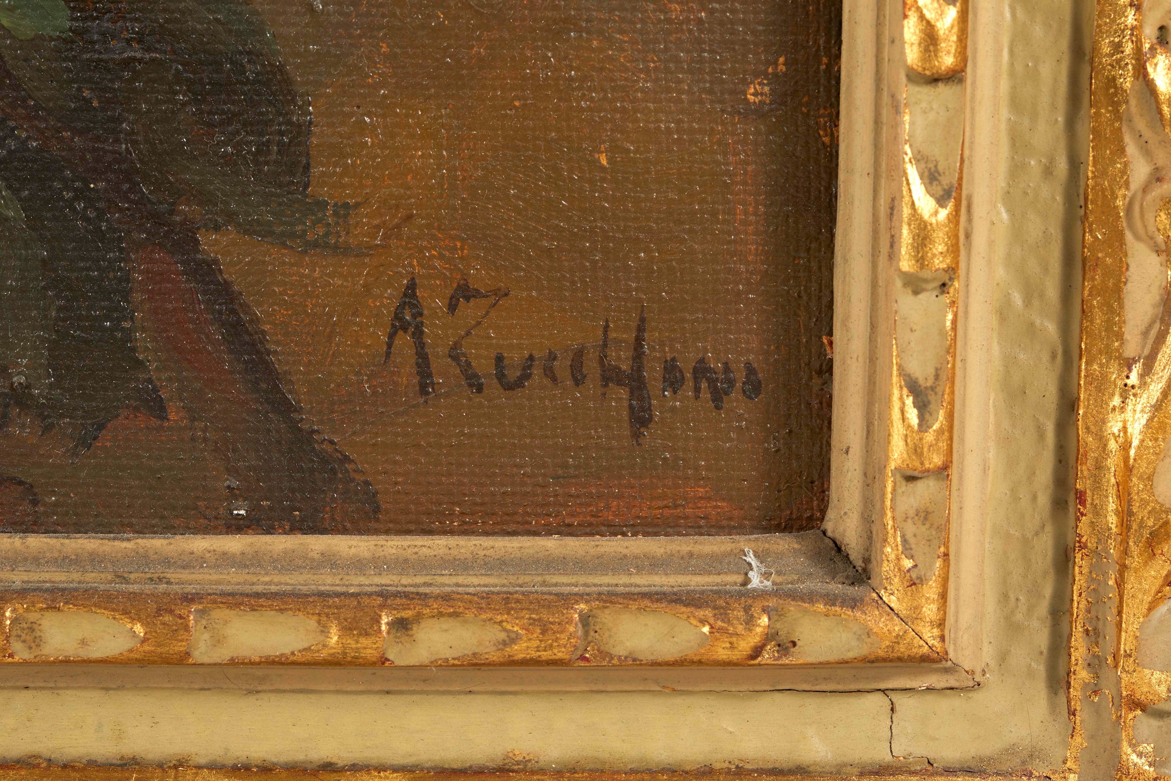 Agostino Zucchini - Rose, olio su tela