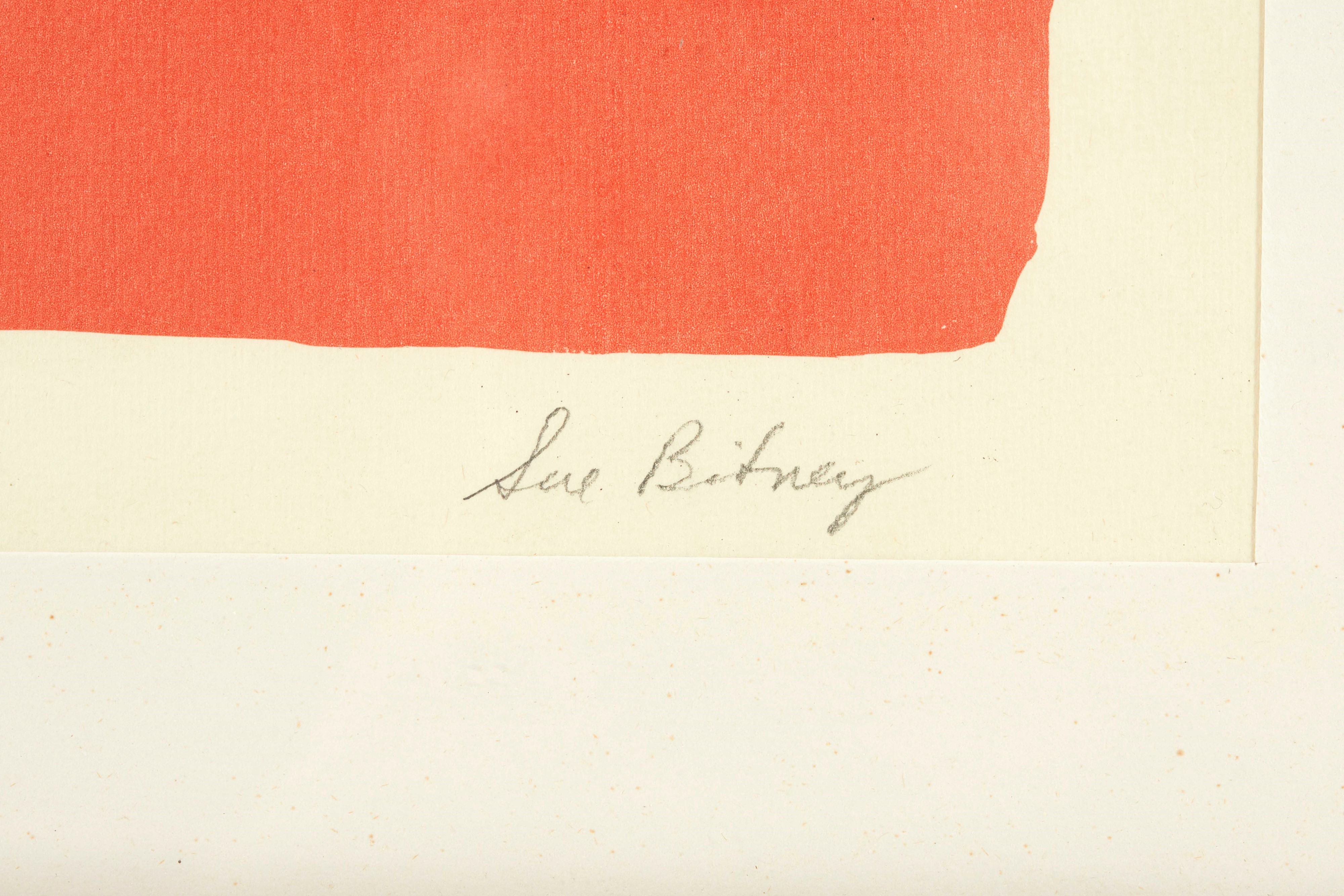 Sue Bitney - Senza titolo (litografia a colori)