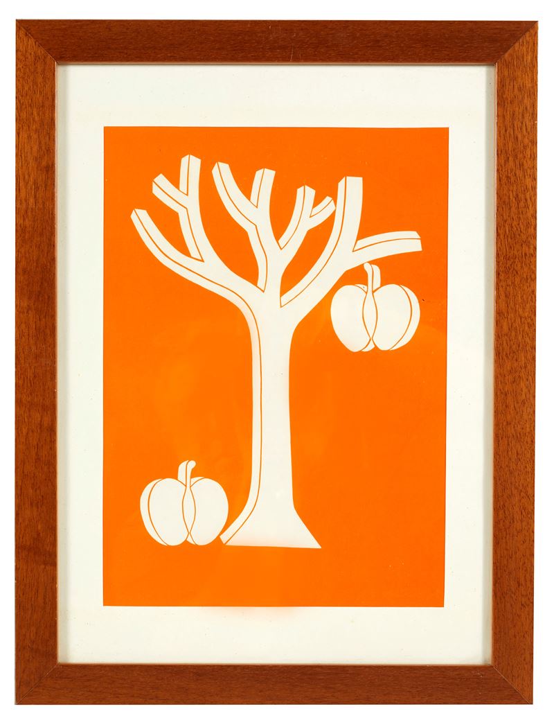 Giovanni D'Agostino : "Senza titolo"  (1969)  - Litografia a colori su carta - Asta Grafiche e Multipli d'Autore - Fidelis Auctions