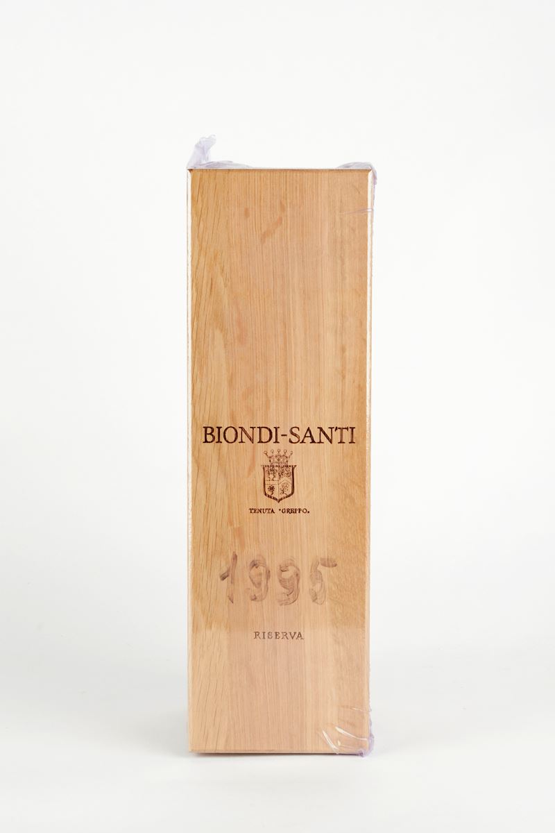 Biondi Santi : Biondi Santi Brunello riserva 1995  (1995)  - Asta Vini e Distillati - Fidelis Auctions