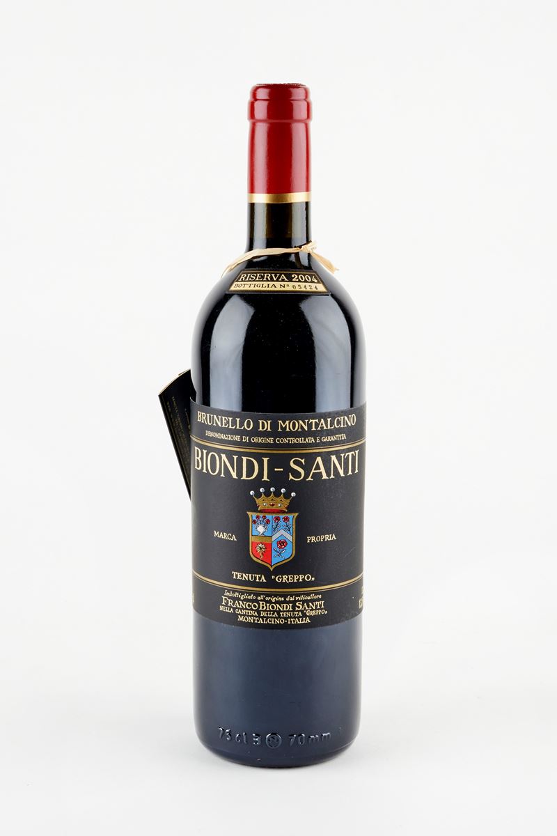 Biondi Santi : Biondi Santi Brunello riserva 2004  (2004)  - Asta Vini e Distillati - Fidelis Auctions