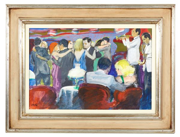 Alberto Sughi - "Figure al bar"