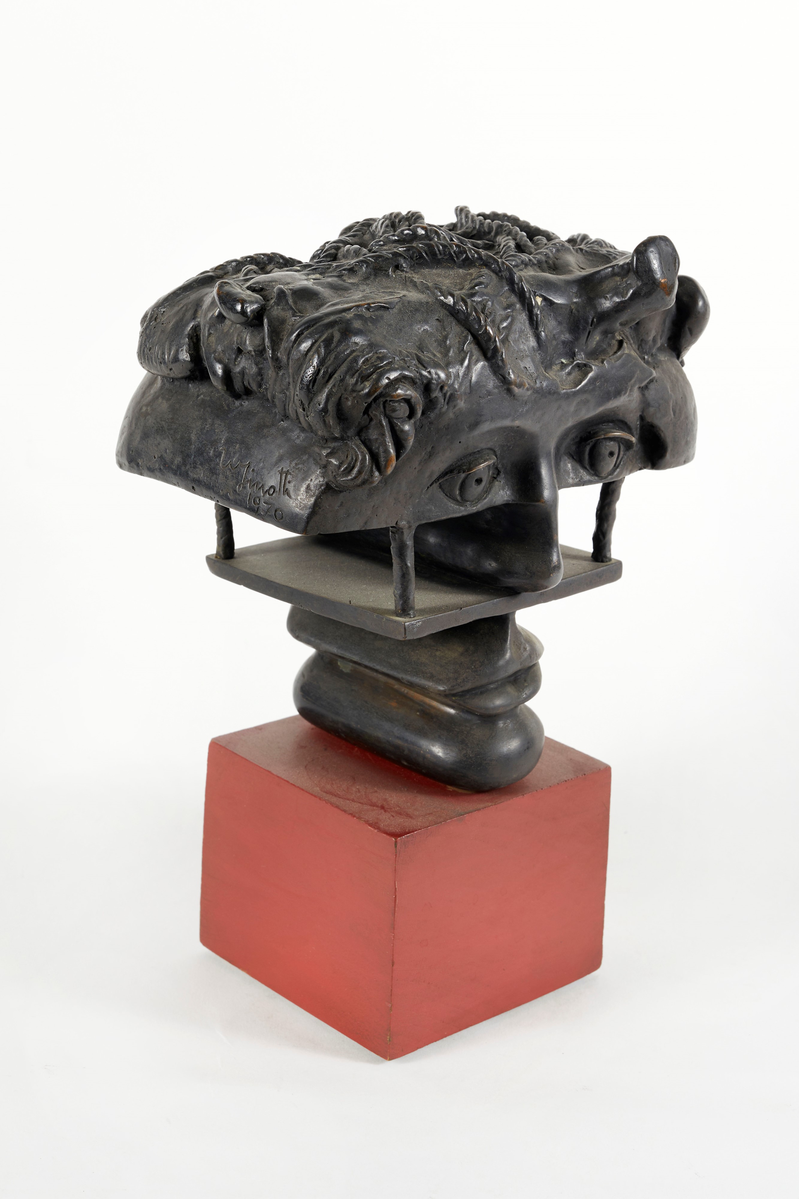 Novello Finotti - Scultura di volto senza titolo