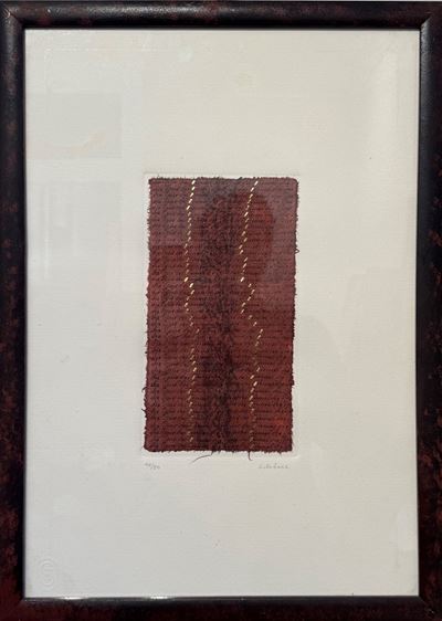 Senza titolo (incisione e tecnica mista su carta, collage)
