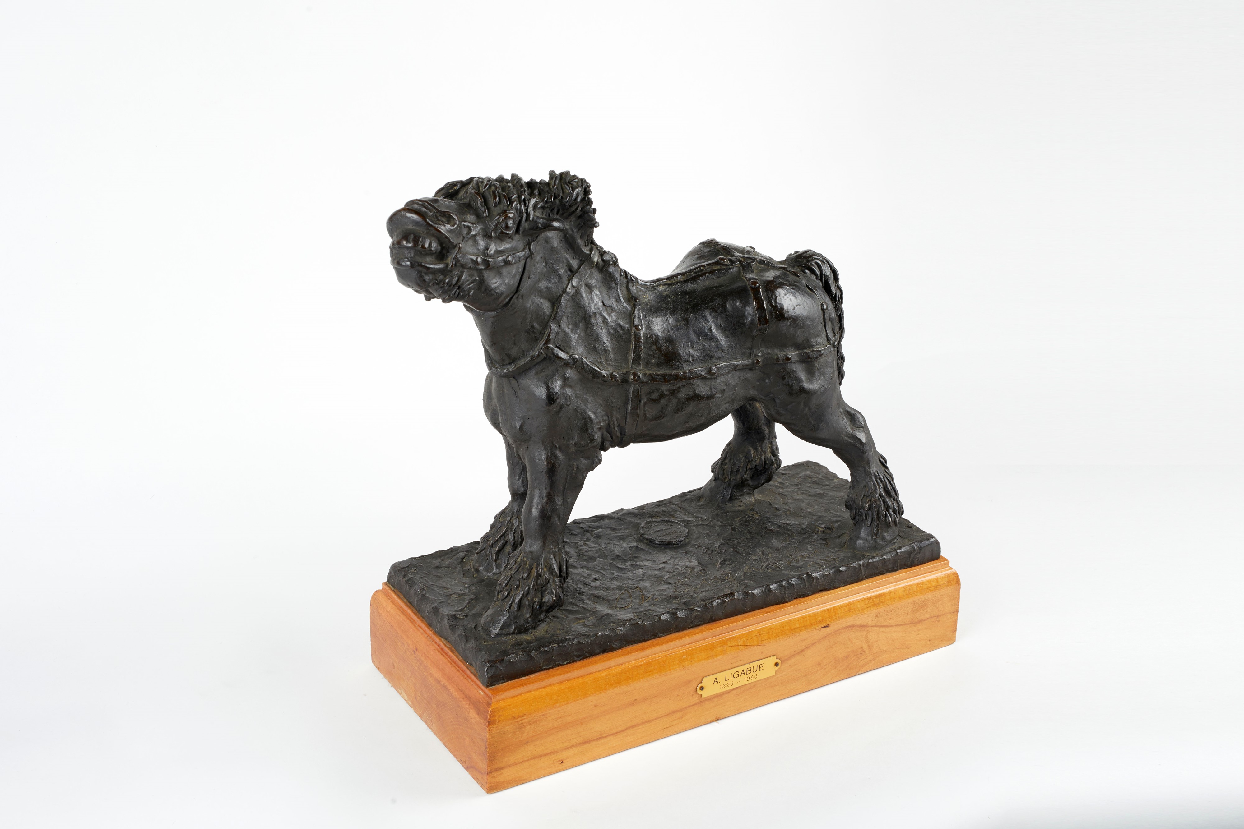 Antonio Ligabue - Cavallo, scultura in bronzo (1938)