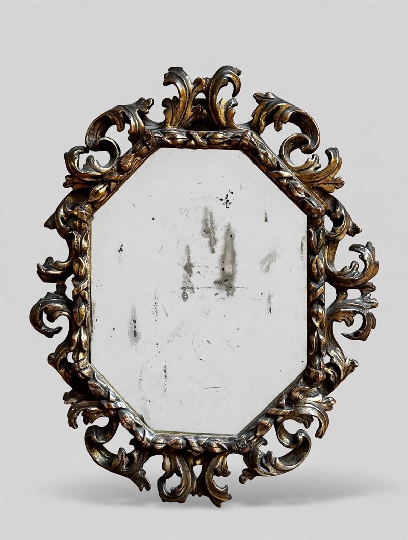 Specchiera in legno dorato  - Asta Antiquariato e Argenti - Fidelis Auctions