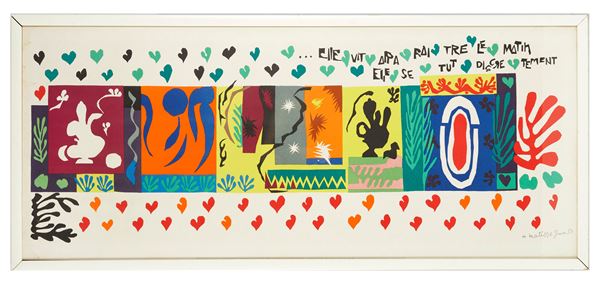 Henri Émile Benoît Matisse - "Elle vit apparaître le matin et se tut dicrètement"