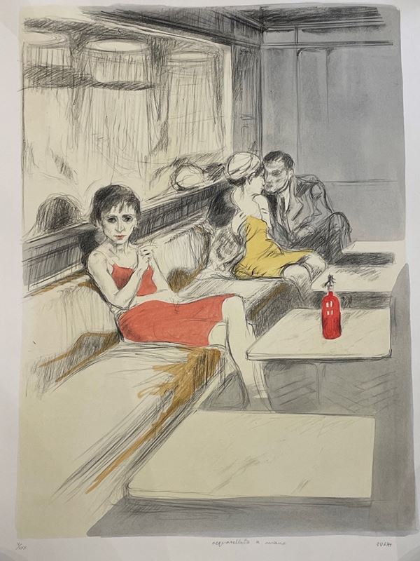 Alberto Sughi - "Donne al bar"