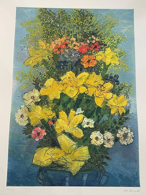 Michele Cascella - "Vaso di fiori"