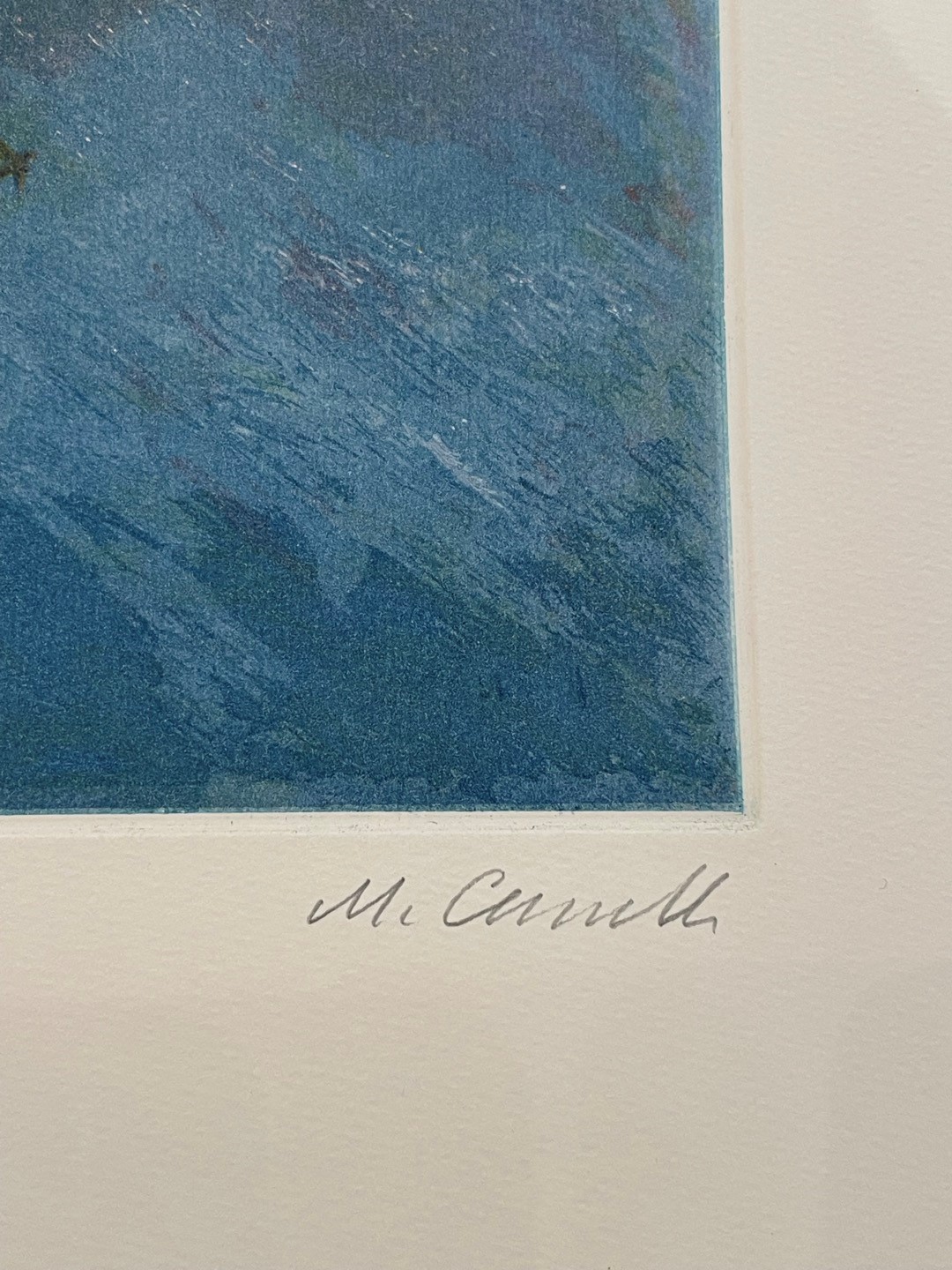 Michele Cascella - Vaso di fiori (litografia a colori su carta)