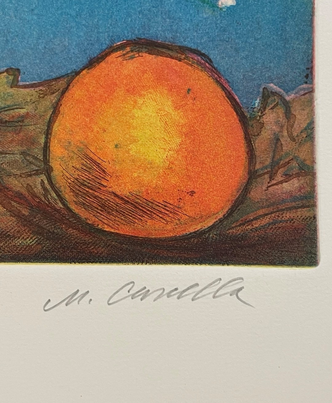 Michele Cascella - Vaso di fiori con pipa