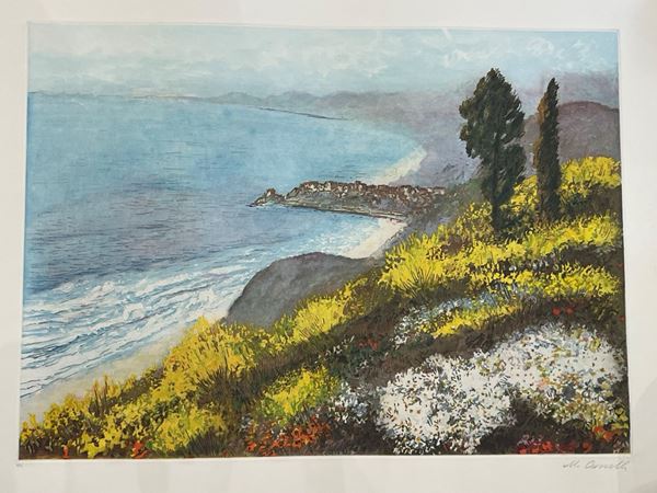 Michele Cascella - "Scogliera"