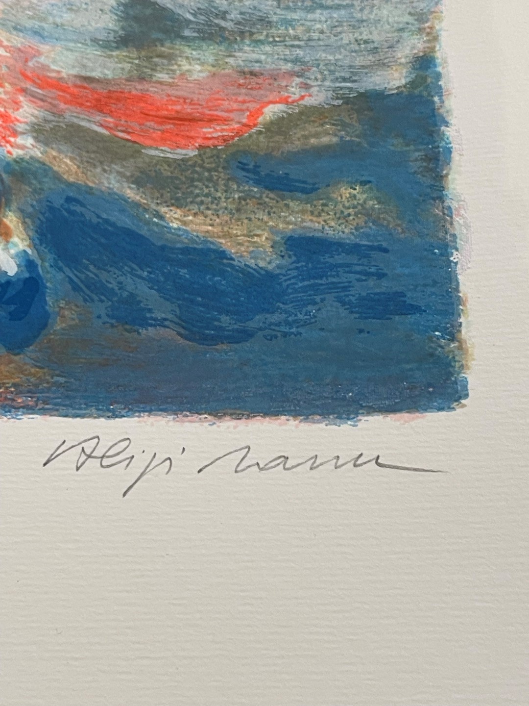 Aligi Sassu - Cavalli in riva al mare