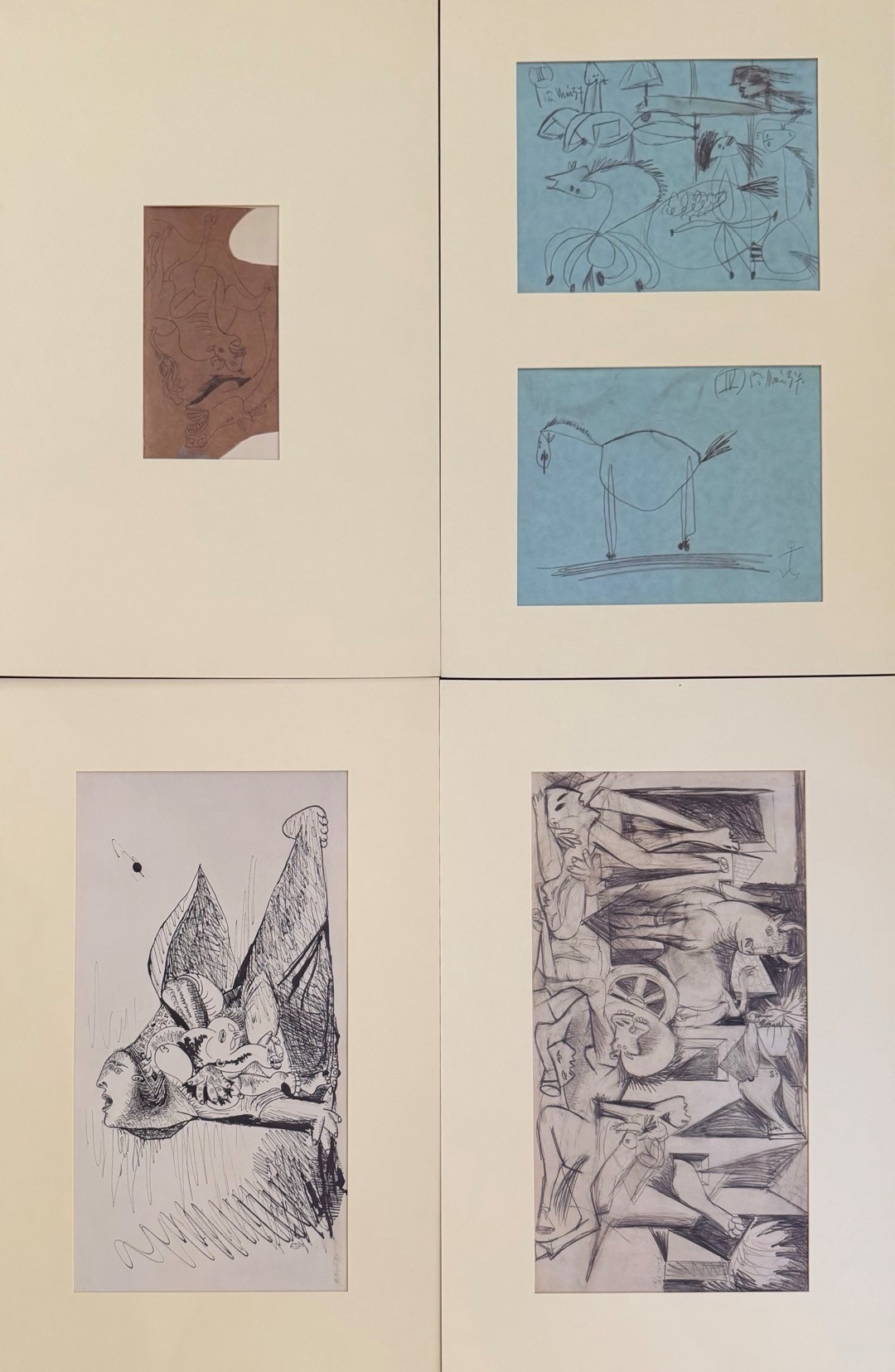 Pablo Picasso - Guernica. Litografia a colori su carta