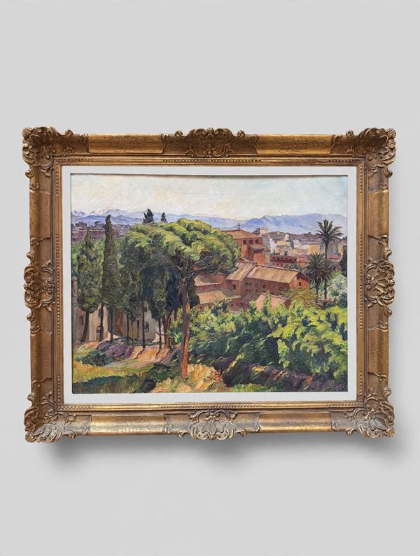 Ettore Cosomati -  "Paesaggio"