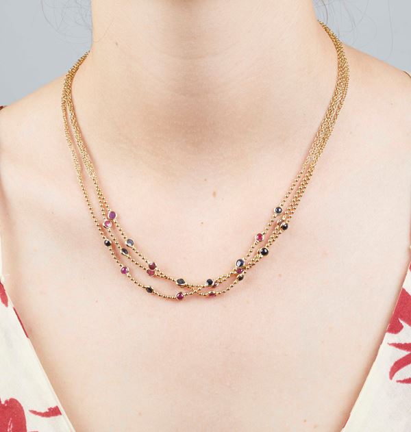 Collana in oro giallo