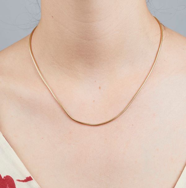 Collana in oro giallo