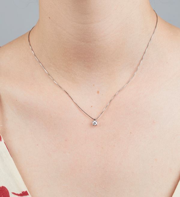 Collana in oro bianco