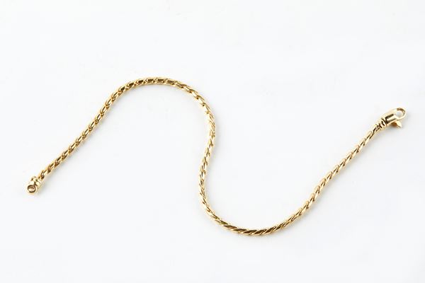 Bracciale in oro giallo 