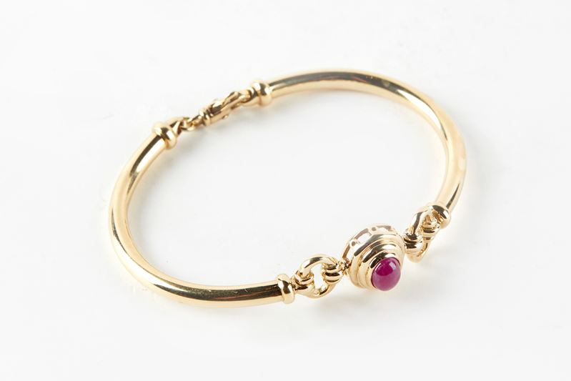 Bracciale in oro giallo  - Asta  Argenti, Fashion Vintage e Preziosi - Fidelis Auctions